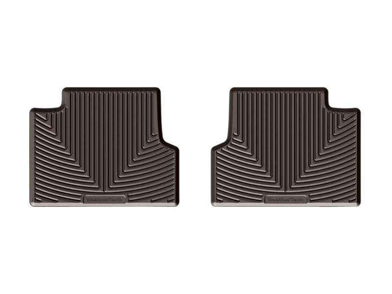 WeatherTech 2014+ Jeep Cherokee Rear Rubber Mats - Cocoa