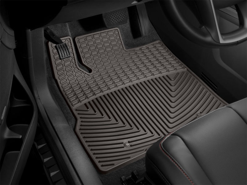 WeatherTech 16-21 Jeep Grand Cherokee Rear Rubber Mats - Cocoa