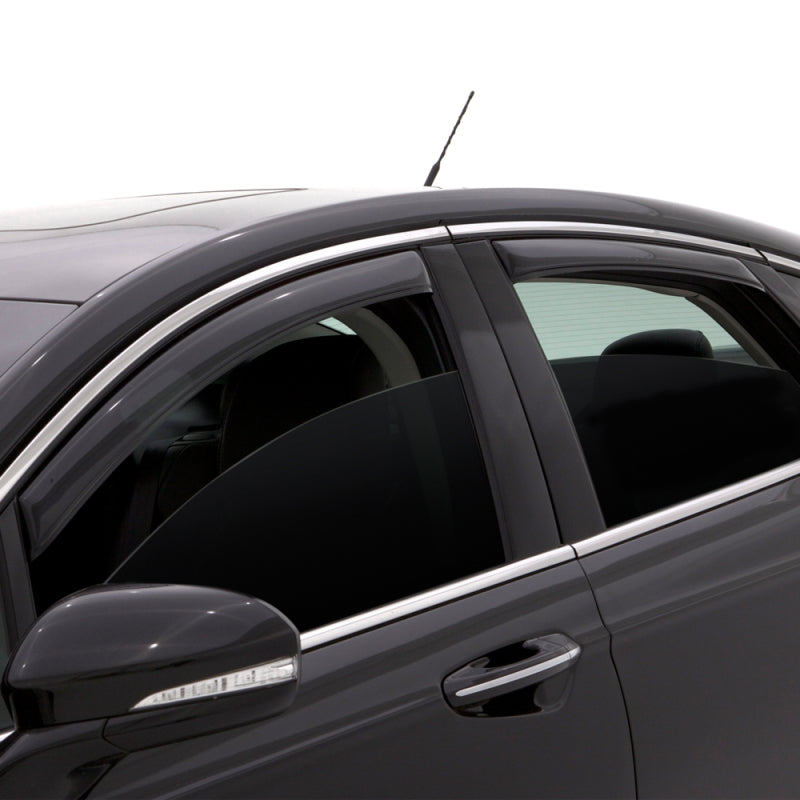 AVS 07-12 Dodge Caliber Ventvisor In-Channel Front & Rear Window Deflectors 4pc - Smoke