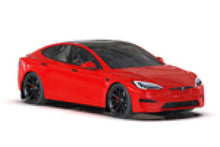 Load image into Gallery viewer, Rally Armor 21-24 Tesla Model S / S Plaid Black UR Mud Flap w/White Logo