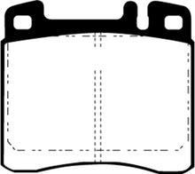 Load image into Gallery viewer, EBC 93 Mercedes-Benz 300 SD (W140) Greenstuff Front Brake Pads