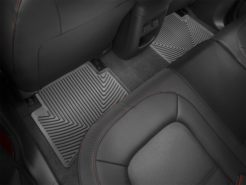 WeatherTech 2015+ Chevrolet Colorado Rear Rubber Mats - Black