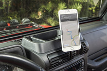 Load image into Gallery viewer, Rugged Ridge Dash Multi-Mount W/Phone Holder 97-06 Jeep Wrangler