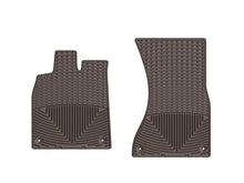 Load image into Gallery viewer, WeatherTech 2012+ Audi A6/S6 Front Rubber Mats - Cocoa