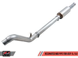AWE Tuning 2018+ Jeep Wrangler JL/JLU 2.0T Resonated Mid Pipe