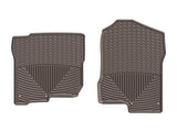 WeatherTech 2017+ Nissan Titan Front Rubber Mats - Cocoa