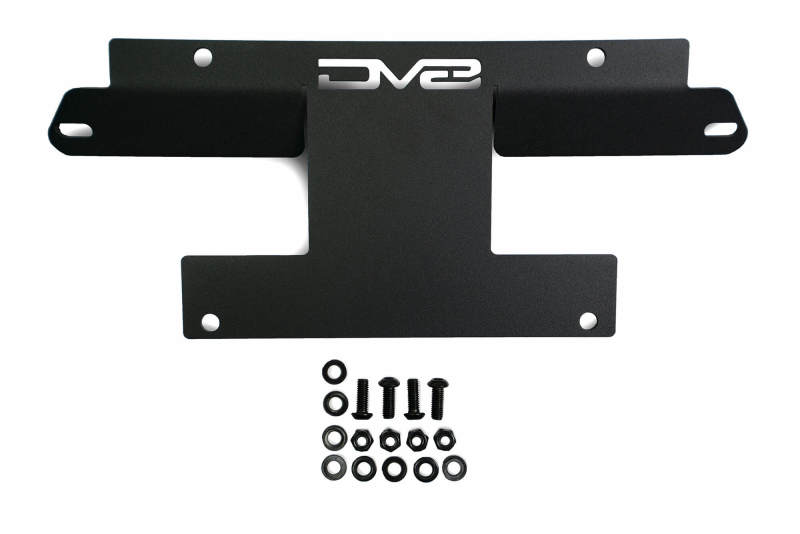 DV8 Offroad 21-22 Ford Bronco Factory Front Bumper Licence Relocation Bracket - Front