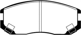 EBC 91-94 Dodge Colt 1.5 Redstuff Front Brake Pads