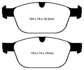 EBC 08+ Volvo XC60 3.0 Turbo Redstuff Front Brake Pads