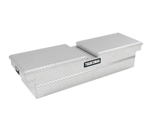 Load image into Gallery viewer, Tradesman Aluminum Gull Wing Cross Bed Truck Tool Box w/Push Button (70in.) - Brite