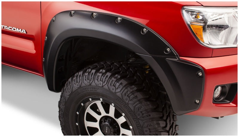 Bushwacker 12-15 Toyota Tacoma Pocket Style Flares 2pc - Black