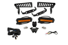 Load image into Gallery viewer, Diode Dynamics 18-21 Jeep JL Wrangler/Gladiator SS6 Cowl LED Bracket Kit - Amber Flood