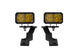 Diode Dynamics 16-21 Toyota Tacoma Stage Series 2in LED Ditch Light Kit - Sport Yellow Combo