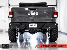 Load image into Gallery viewer, AWE Tuning 2020+ Jeep Gladiator 3.6L Trail-to-Tread (Dual Exhaust) Conversion Kit w/Diamond Blk Tips