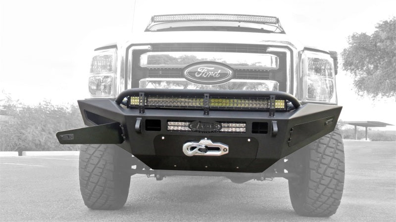 Addictive Desert Designs 11-16 Ford F-250 Super Duty HoneyBadger Front Bumper w/ Storage Box