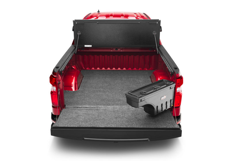 UnderCover 2022 Nissan Frontier Ext/Crew All Beds Passenger Side Swing Case - Black Smooth