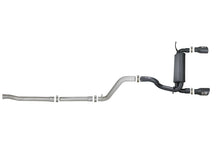 Load image into Gallery viewer, aFe Rebel Series 2.5in 409 SS Cat-Back Exhaust w/ Black Tips 18-19 Jeep Wrangler (JL) V6 3.6L