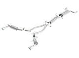 Borla 10-13 Chevy Camaro SS 6.2L V8 Single RoundTip Split Rear Exit S-Type Catback Exhaust