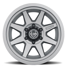 Load image into Gallery viewer, ICON Rebound 17x8.5 5x5 -6mm Offset 4.5in BS 71.5mm Bore Charcoal Wheel