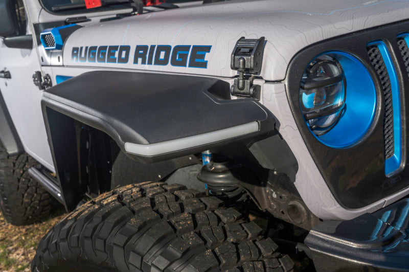 Rugged Ridge Max Terrain Fender Flare Set F & R 18-22 Jeep Wrangler JL