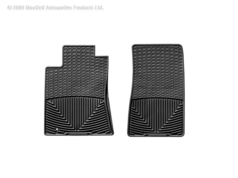 WeatherTech 08-10 Cadillac CTS Front Rubber Mats - Black