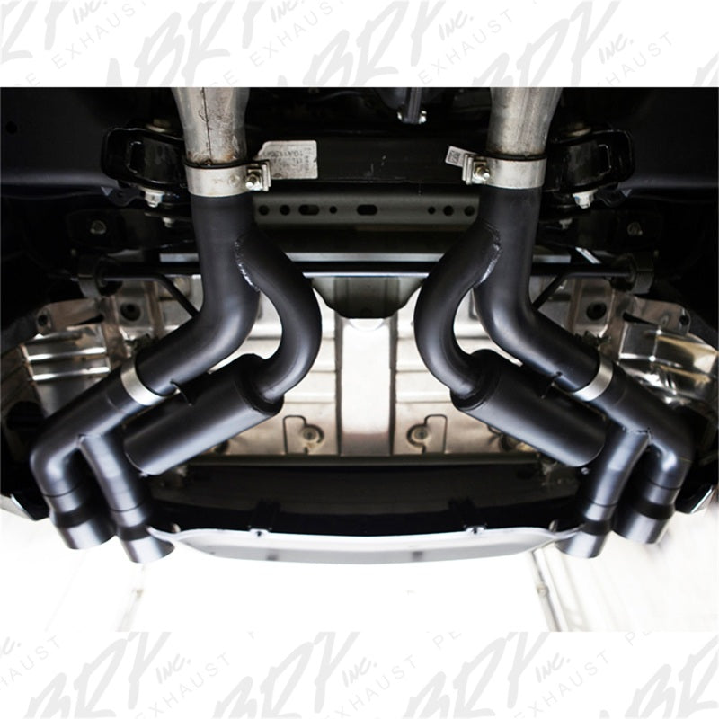 MBRP 16-19 Chevy Camaro V8 6.2L 6spd 3in Black Race Dual Axle Back w/ 4.5in Quad Dual Wall Tips