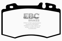 Load image into Gallery viewer, EBC 02-04 Mercedes-Benz C32 AMG (W203) 3.2 Supercharged Bluestuff Front Brake Pads