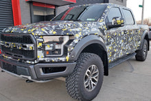 Load image into Gallery viewer, Rally Armor 17-20 Ford F-150 Raptor Gen 2 Black UR Mud Flap w/White Logo