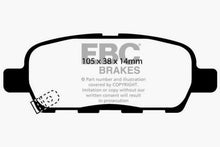 Load image into Gallery viewer, EBC 03-05 Infiniti FX35 3.5 Yellowstuff Rear Brake Pads