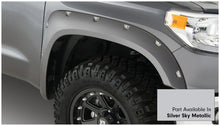 Load image into Gallery viewer, Bushwacker 16-18 Toyota Tundra Fleetside Pocket Style Flares 4pc 66.7/78.7/97.6in Bed - Silver Sky