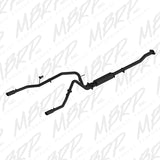 MBRP 11-14 Ford F-150 V6 Ecoboost Black Coated 2.5in Cat-Back Dual Rear Exit Exhaust System