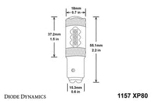 Load image into Gallery viewer, Diode Dynamics 1157 LED Bulb XP80 LED - Amber (Pair)