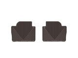 WeatherTech 2012+ BMW 3-Series (F30) Rear Rubber Mats - Cocoa