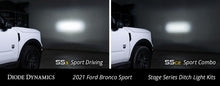 Load image into Gallery viewer, Diode Dynamics 2021 Ford Bronco Sport SS3 LED Ditch Light Kit - Sport Yellow Combo