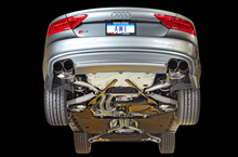 Load image into Gallery viewer, AWE Tuning Audi C7 / C7.5 S7 4.0T Touring Edition Exhaust - Diamond Black Tips