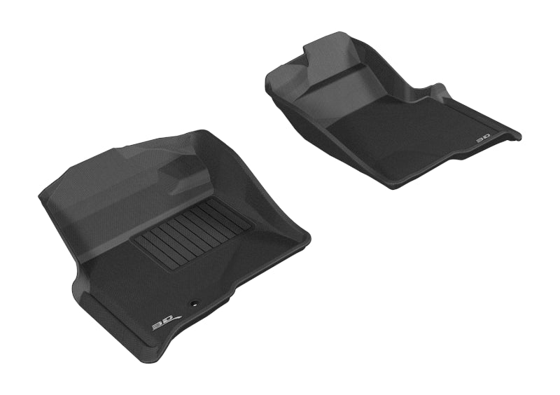 3D MAXpider 2009-2010 Ford F-150 Regular/Supercab/Supercrew Kagu 1st Row Floormat - Black