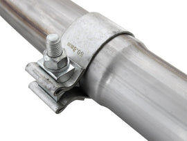 aFe Twisted Steel Y Pipe 2-2.5in SS Exhaust 12-17 Jeep Wrangler Unlimited V6-3.6L(4 Dr-Manual Trans)