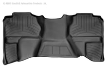 Load image into Gallery viewer, WeatherTech 07-13 Chevrolet Silverado Extended Cab Rear FloorLiner - Black