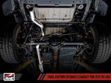 Load image into Gallery viewer, AWE Tuning 07-18 Jeep Wrangler JK/JKU 3.6L Trail Edition Cat-Back Exhaust