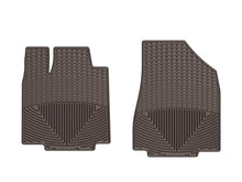 Load image into Gallery viewer, WeatherTech 2013+ Infiniti JX Front Rubber Mats - Cocoa