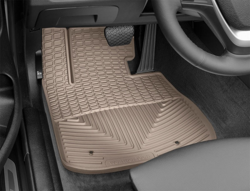 WeatherTech 2014+ BMW 4-Series Front Rubber Mats - Tan