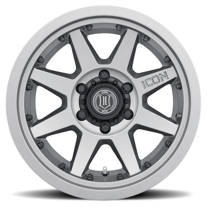 ICON Rebound Pro 17x8.5 6x5.5 0mm Offset 4.75in BS 106.1mm Bore Titanium Wheel