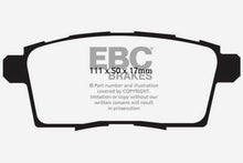 Load image into Gallery viewer, EBC 06-08 Ford Edge 3.5 2WD Extra Duty Rear Brake Pads