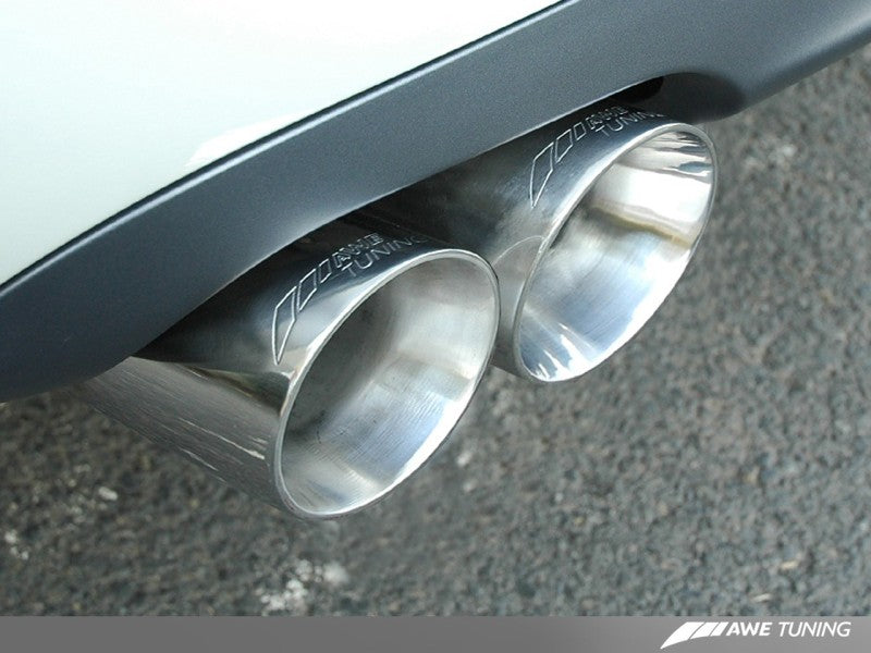 AWE Tuning Audi B7 S4 Touring Edition Exhaust - Polished Silver Tips