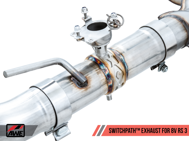 AWE Tuning 17-19 Audi RS3 8V SwitchPath Exhaust w/Diamond Black RS-Style Tips