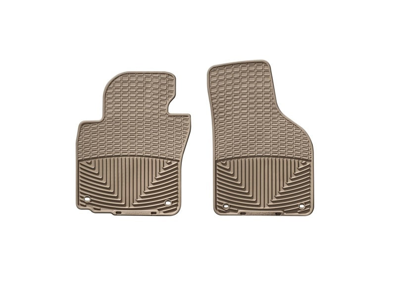 WeatherTech 05+ Volkswagen GLI Sedan Front Rubber Mats - Tan