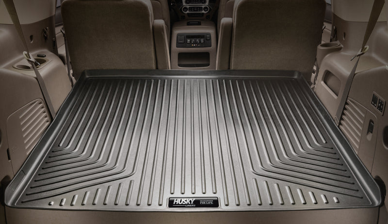 Husky Liners 2015 Chevy/GMC Suburban/Yukon XL WeatherBeater Tan Rear Cargo Liner to Back Third Seat