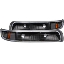 Load image into Gallery viewer, ANZO 1999-2002 Chevrolet Silverado 1500 Euro Parking Lights Black w/ Amber Reflector