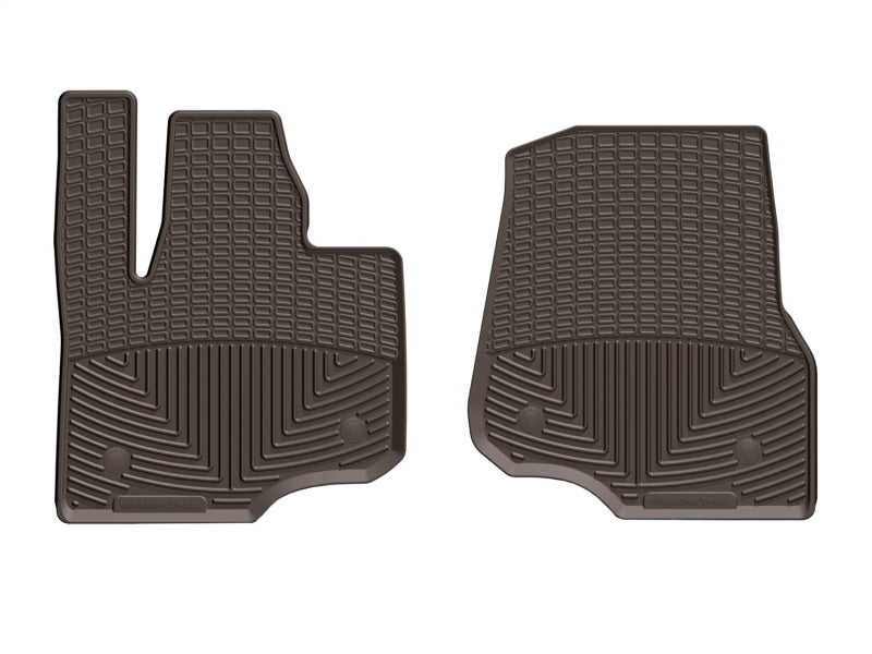 WeatherTech 2018+ Lincoln Navigator / Navigator L Front Rubber Mats - Cocoa