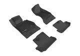 3D MAXpider 16-20 Chevrolet Camaro Kagu 1st & 2nd Row Floormats - Black